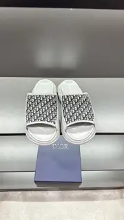 Dior H-Town series Oblique thick-soled slippers and sandals