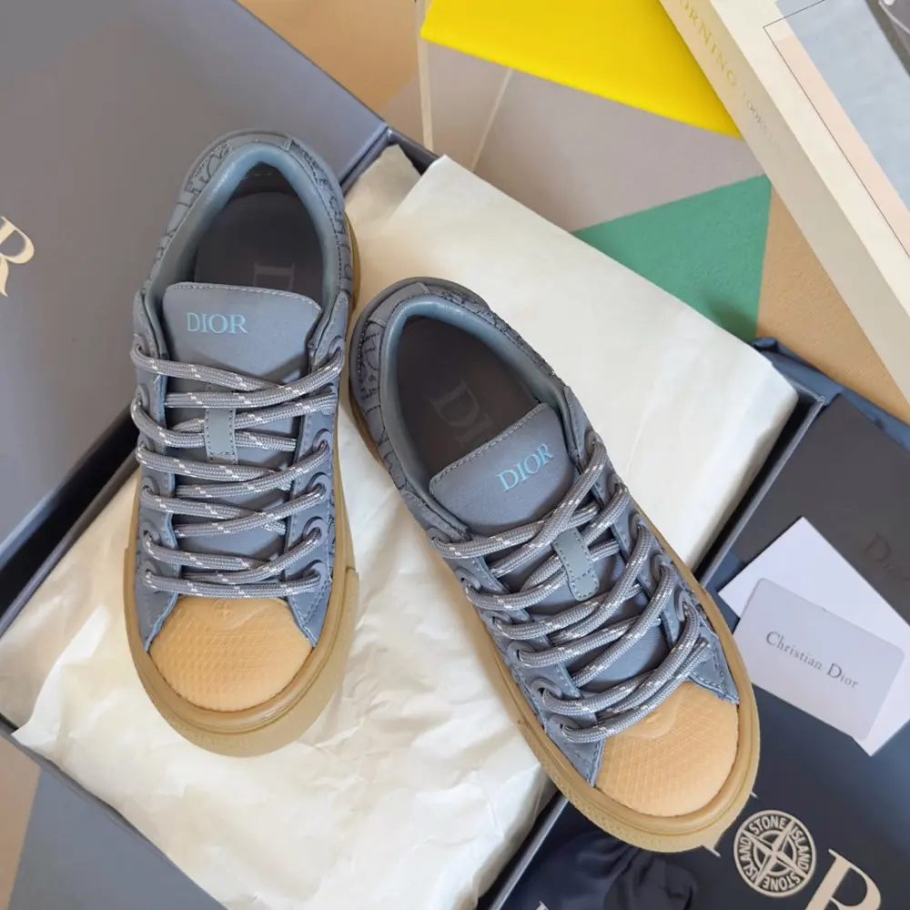 Dior x Denim Tears joint collaboration B33 series couple models leisure sports shoes