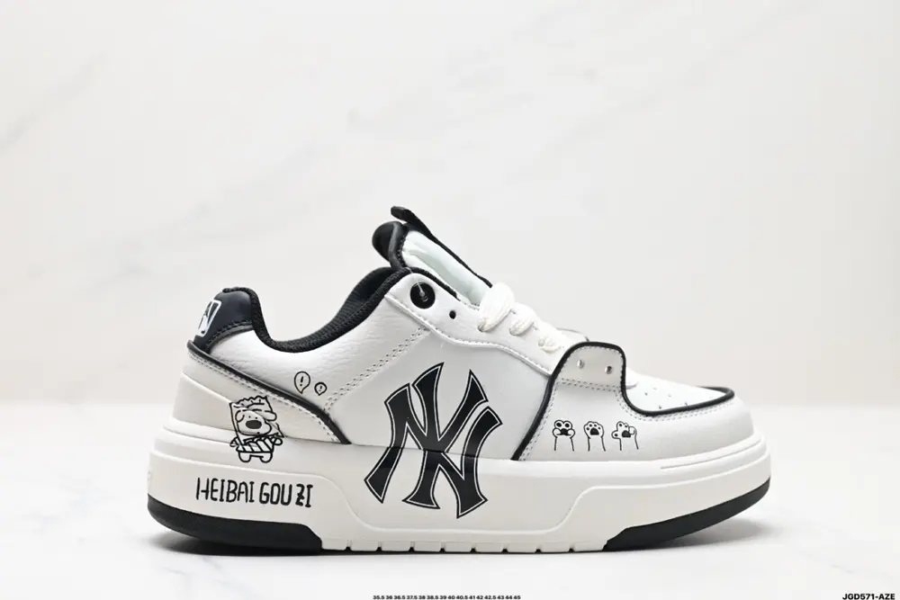 MLB Chunky Liner New York Yankees Senior Shoes Series Low-top Daddy Style Lightweight 3ASXCA12N
