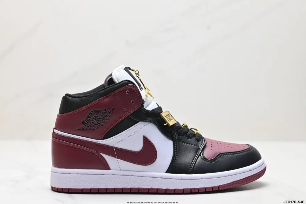 NIKE Air Jordan 1 Retro Mid AJ1 Jordan Generation Mid-top Classic Retro Culture Leisure CZ4385-016