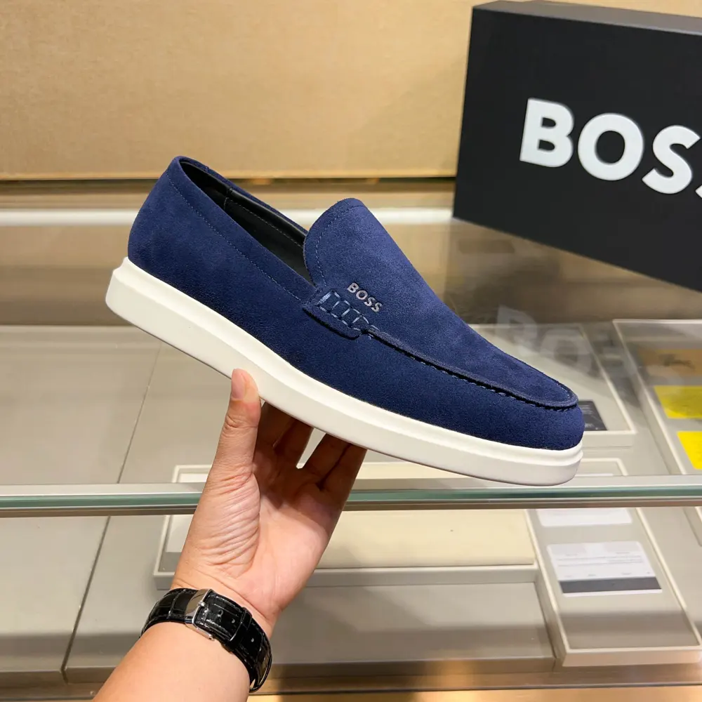 BOSS new suede loafers