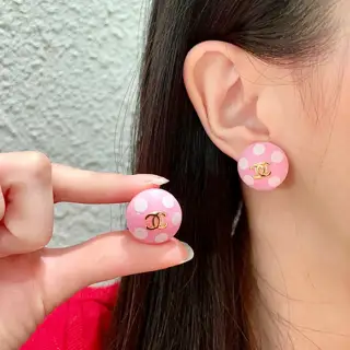 CHANEL style ear clip Earrings