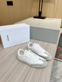 Celine 2024 Spring and Summer New Forrest Gump Casual Shoes White Shoes