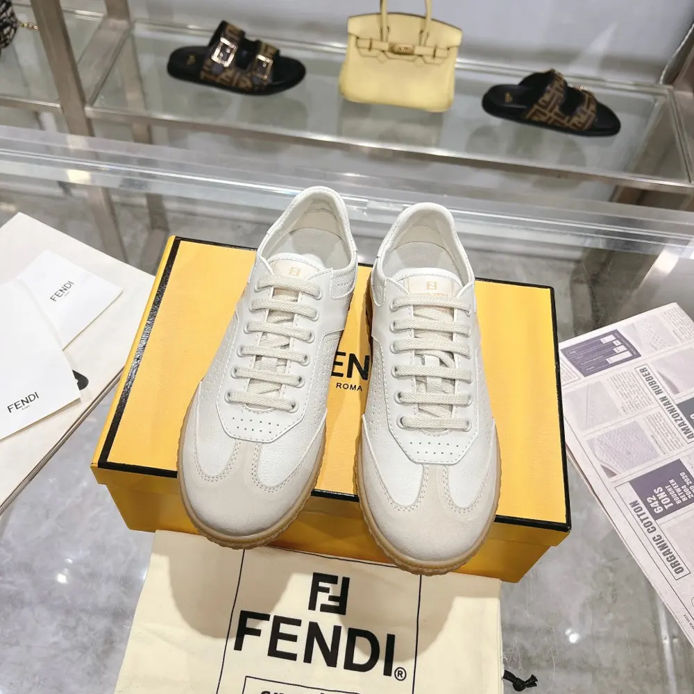 FENDI Fashion Splicing Dexterity Shoes