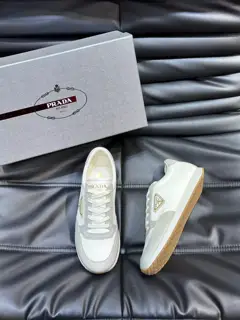 Prada men’s leather sneakers