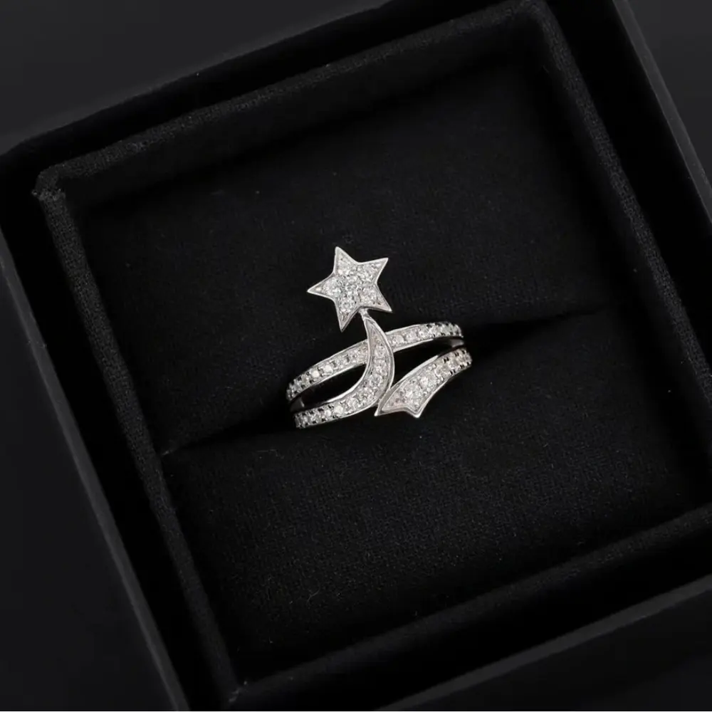 Chanel Comet Ring⭐ Diamond-encrusted ring