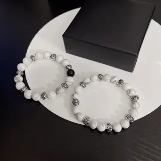 Chrome Hearts natural stone bracelet
