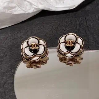 Chanel Camellia earrings