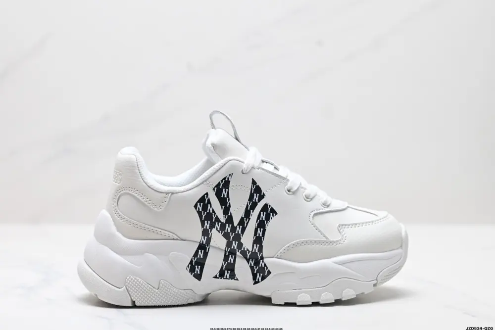MLB Big Ball Chunky Mesh Thick-soled Daddy Series Low-top Mesh Lightweight Casual Sports 32SHCM111