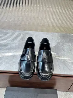 Prada casual leather shoes