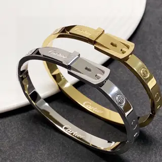 Cartier pin buckle bracelet Imported precision color-preserving 18k High-end customization