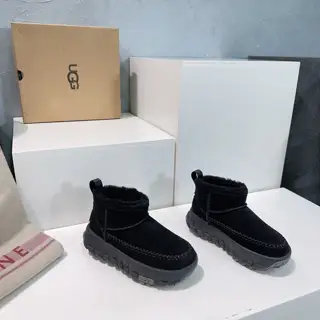 UGG autumn and winter new thick-soled wool tire shoes snow boots