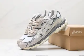 ASICS breathable mesh upper with some synthetic leather material uses the new AHAR+ rubber 1201A789-001