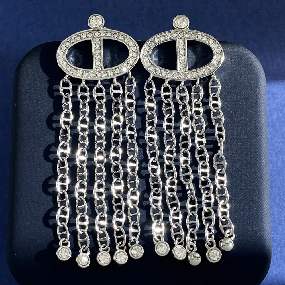 Hermes H exquisite diamond-studded oval pig nose smart polished pig nose chain trousers