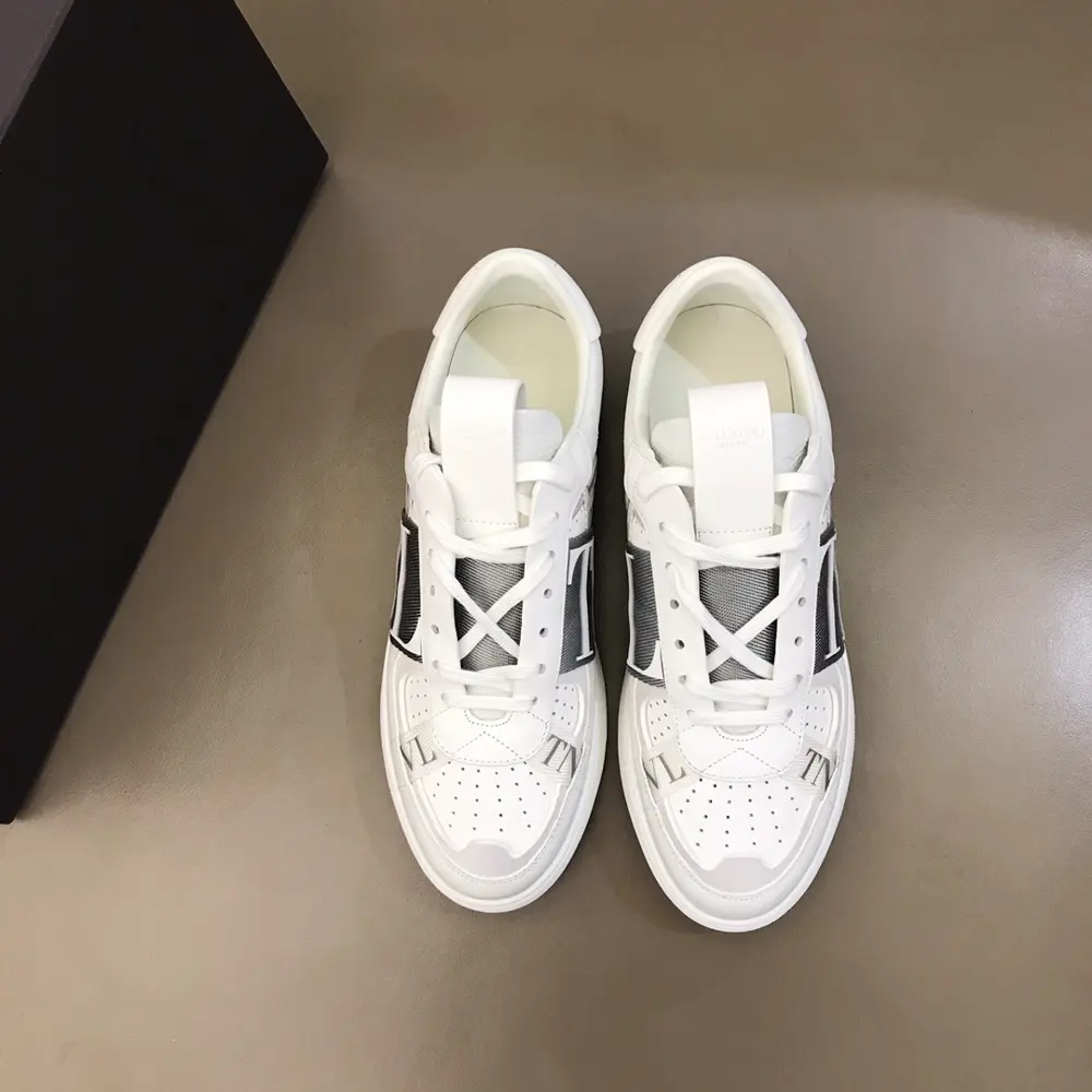Valentino calfskin lace-up sneakers
