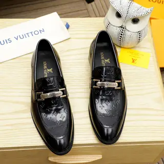 Louis Vuitton new men’s casual business leather shoes