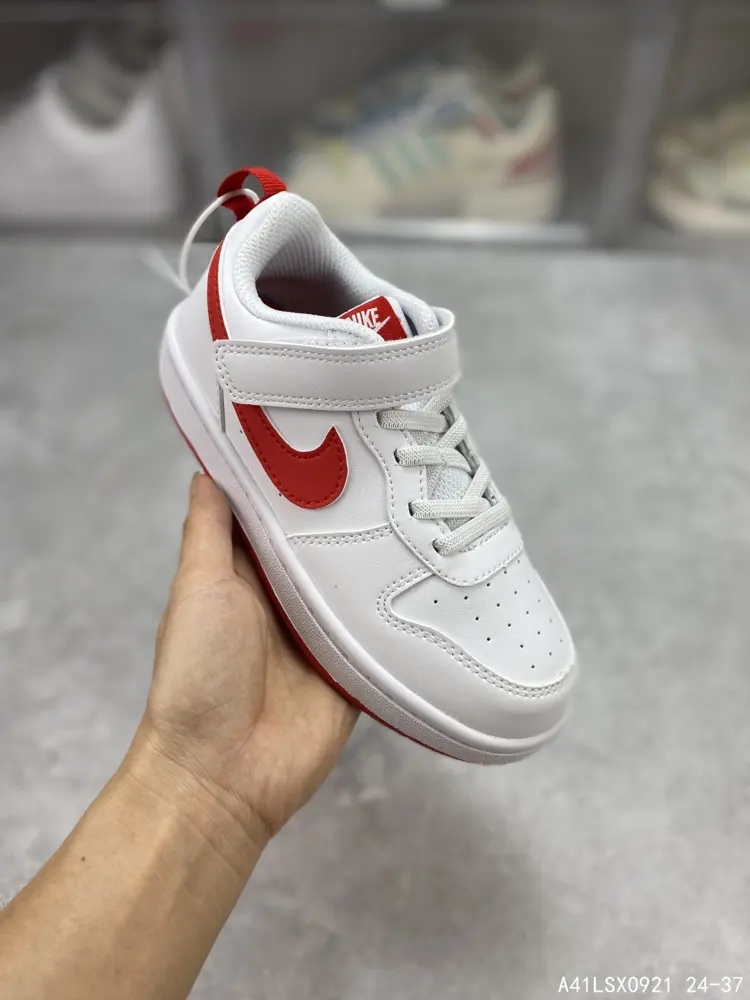 Nike children’s shoes Nike Court Borough Low 2 low-top small AJ1 versatile breathable BQ5451
