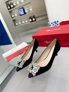 Roger Vivier Czech rhinestone shoes are new