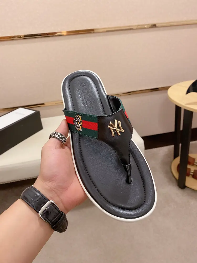 Gucci slippers high-end brand official website 1:1 latest masterpiece: original mold
