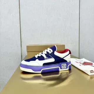Christian Louboutin ASTROLOUBI unisex thick-soled sneakers with red soles are a perfect