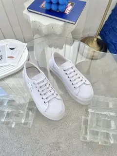 Celine new thick-soled canvas shoes