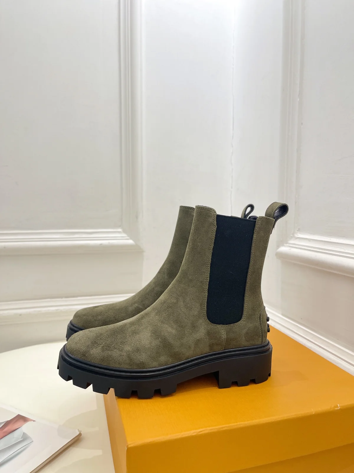 Tods Chelsea boots counter main series new arrival〰