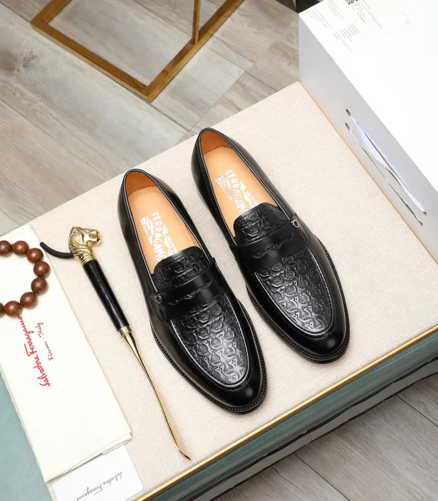 Salvatore Ferragamo business high-top boots