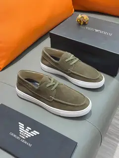 Armani slip-on shoes