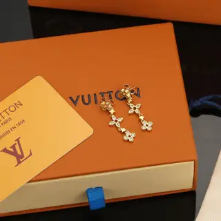 Louis Vuitton four-leaf clover earrings