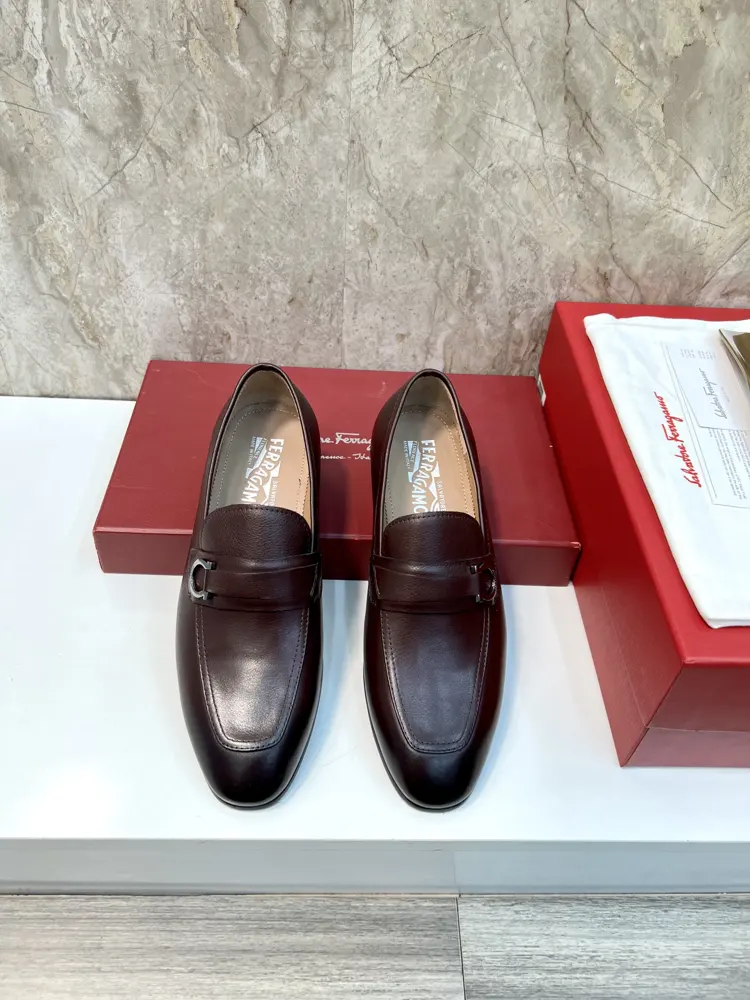 Salvatore Ferragamo men’s leather shoes