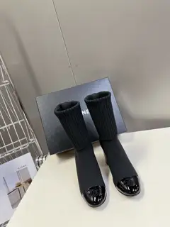 CHANEL autumn and winter new elastic boots