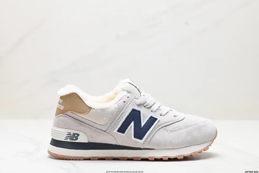 New Balance NB 574 Glacial Sports daily autumn and winter plus velvet style warm fabric WL574EPH