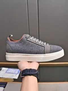 Santoni Italian men’s handmade calfskin casual shoes. Each pair of shoes from this Italian