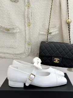 Chanel Bow Mary Jane Shoes