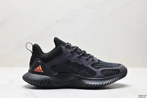 Adidas AlphaBOUNCE M Alpha high elastic horse brand shark gill pattern outsole leisure B43615