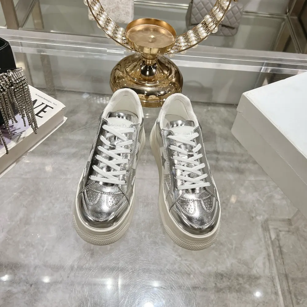 Dior new platform shoes thick-soled casual shoes
