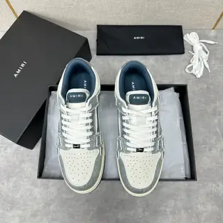 AMIRI couple style street style high version AMIRI bone shoes 20FW RUNWAY SKEL TOP