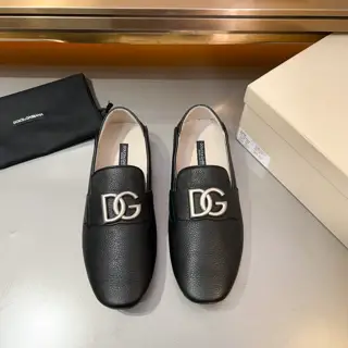 Dolce & Gabbana New Florio series soft suede moccasins
