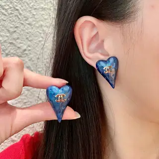 CHANEL style ear clip Earrings