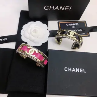 Chanel leather bracelet