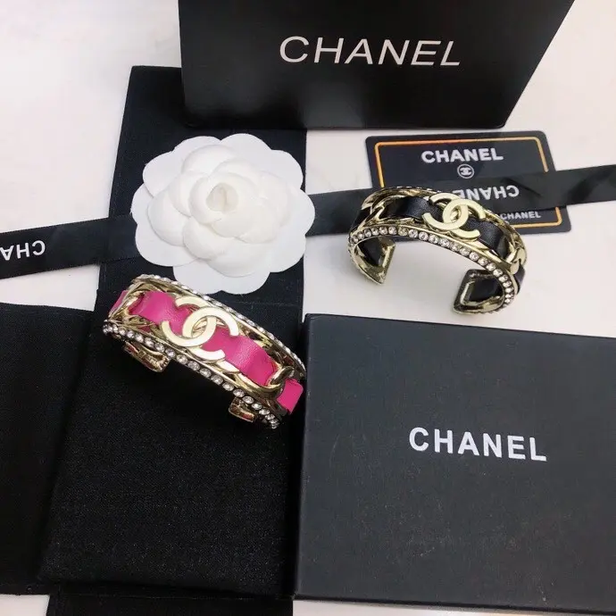 Chanel leather bracelet
