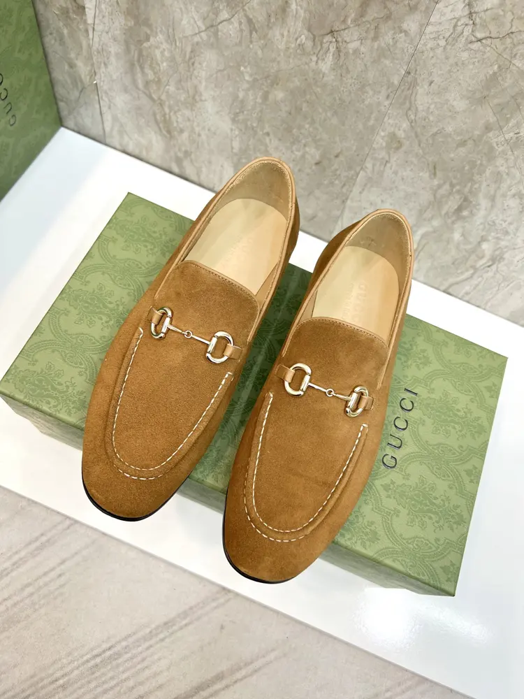 GUCCI men’s fashion casual leather shoes