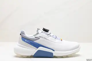 ECCO men’s outdoor sports casual shoes BOA lock yak leather golf shoes