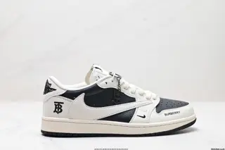 Nike AJ1 reverse hook Travis Scott x Air Jordan 1 “Reverse Mocha” AJ1 Joe 1 TS Lightning BB6588-316