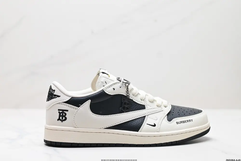 Nike AJ1 reverse hook Travis Scott x Air Jordan 1 “Reverse Mocha” AJ1 Joe 1 TS Lightning BB6588-316