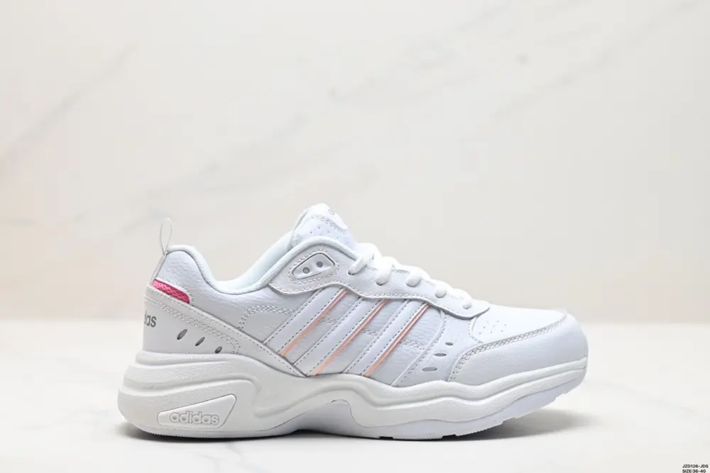Adidas neo Strutter leather retro sports non-slip low-top lifestyle shoes FY8492