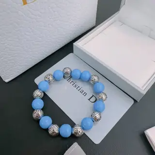 DIOR Multi-element agate Thai silver style bracelet