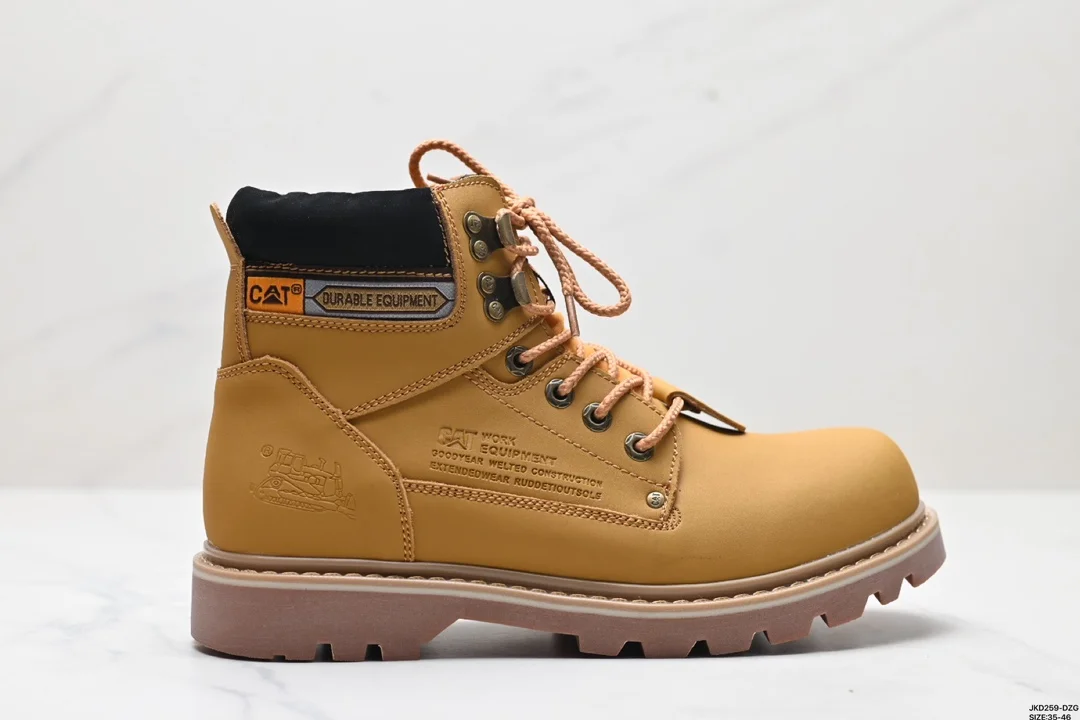 CAT steel toe anti-smash Martin boots men’s high-top work boots autumn big toe shoes