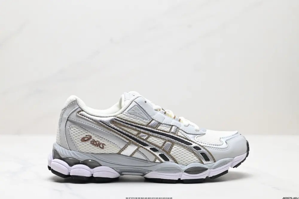 ASICS/Asics GEL-NYC 2055 breathable mesh upper with some synthetic leather material. Adopts 1203A542-020