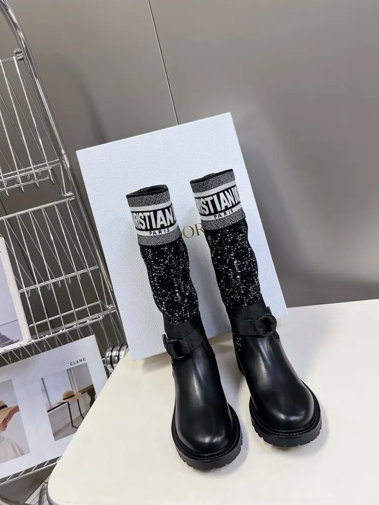 Dior’s classic fur-lined knight boots for autumn and winter